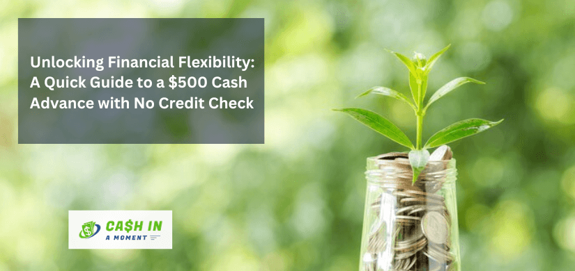 Unlocking Financial Flexibility: A Quick Guide to a $500 Cash Advance with No Credit Check
